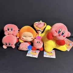 星のカービィ　ぬいぐるみ　マスコット　7点セット