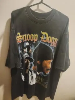 Snoop Dogg ラップTシャツ Lサイズ ヴィンテージ風 ウォッシュ加工