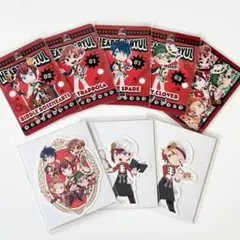 新品 ツイステ グリヒルアート カード ステッカー ハーツラビュル セット