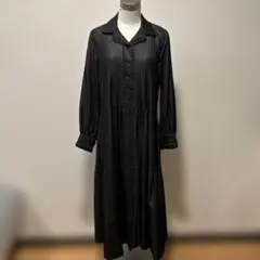 INGEBORG インゲボルグ ロングワンピース オープンカラー