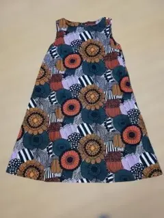 美品 イオコムイオ センソユニコ 総柄ロングワンピース 40 タック