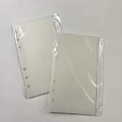 A6 12穴 PP表紙 ツイストノート対応 クリア 2枚組 - メルカリ