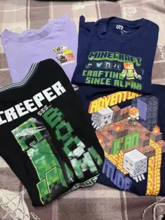 Minecraft 120cm半袖Tシャツ5枚セット