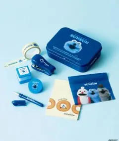 リンネル 2026年 5月号 パペット スンスン 缶ケース入りミニ文具セット