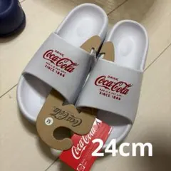 Coca-Cola スライドサンダル 24cm ホワイトのサムネイル