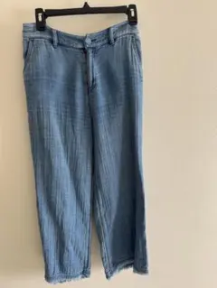 ZARA BASIC Z1975 DENIM ライトブルー ワイドパンツ