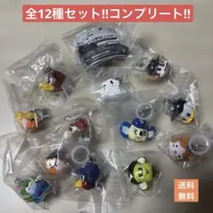 ガチャ/プロ野球マスコットめじるしアクセサリー 全12種フルコンプリート【新品】