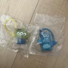 ディズニー ガチャ ぷくちゃーむ モンスターズインク サリー リトルグリーンメン