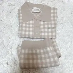 ミシェルマカロン ギンガムチェック セットアップ