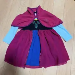 アナ雪　アナ　なりきりワンピース　90 ベビードール