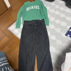 DICKIES トレーナー・デニムパンツセット