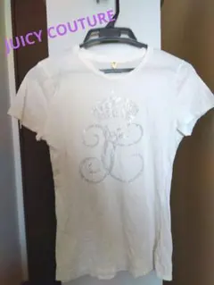 JUICY COUTURE　ジューシークチュール　Tシャツ　白　ロゴ　綿100%のサムネイル