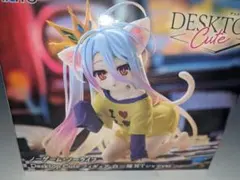 ノーゲーム・ノーライフ Desktop Cute 白 猫耳Tシャツver.