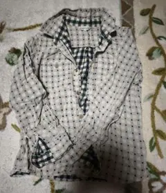 3can4on チェック柄 長袖シャツ 140