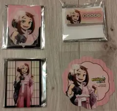 ヒロアカ　花やしき　麗日お茶子　アクリルカード　ネームプレート　コースター