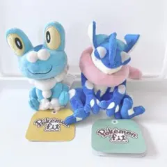 【ポケモン】Pokémon fit ケロマツ ゲッコウガ ぬいぐるみ 2点セット