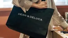 新品　　DEAN & DELUCA ＜完売＞ワイングロサリーバッグ ブラック