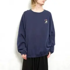 USA VINTAGE アメリカ古着ペンギン刺繍デザインスウェット