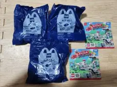 ハッピーセット　トミカ3点とDVD2枚セット