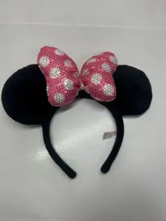 ミニーマウス カチューシャ スパンコール