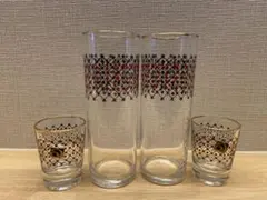 昭和レトロ　グラス　アデリア