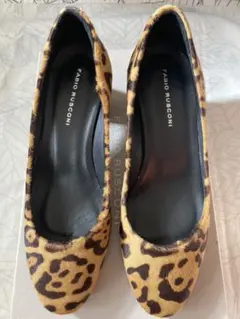 レオパード　ヒョウ柄　パンプス ファビオルスコーニ