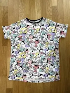 【H&M】スヌーピー柄 半袖Tシャツ L