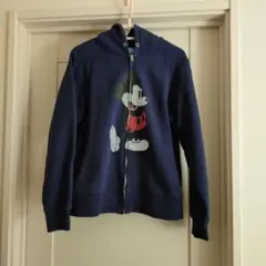 ミッキーマウス　耳フードつき