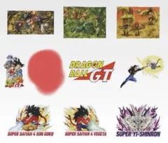 【未開封】一番くじ ドラゴンボールGT A賞 B賞 セット　ダイカットボード付 ドラゴンボールGT一番くじH賞コンプリートセット ダイカットビジュアル