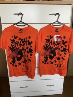 BABYDOLL ミッキー Tシャツ オレンジ　２枚セット