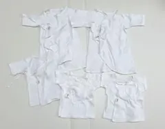 MIKIHOUSE HOTBISCUITS 白無地 肌着 5点セット 50cm