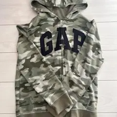 GAP 迷彩柄 ジップアップパーカー 100cm~