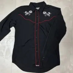 レア ヴィンテージ ウエスタンシャツ 古着 ブラック