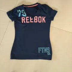 Reebok レディース Tシャツ ネイビー Lサイズのサムネイル