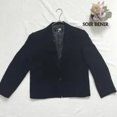 SOIR BENIR テーラードジャケット 11 ブラック 肩パッド