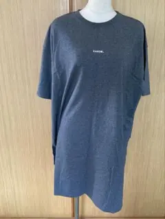 KANGOL カンゴール Tシャツワンピース M グレー ロゴ刺繍 半ワンピースのサムネイル