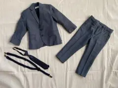 H&M フォーマルスーツ US 3T ダークグレー