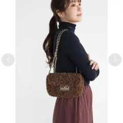 定価14,500円　vin プードルファーチェーンバッグのサムネイル