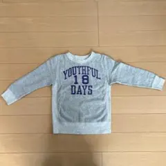 YOUTHFUL 18 DAYS グレー トレーナー
