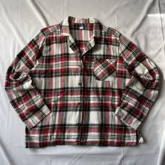 00s オールドネイビー パジャマシャツ グランジ Y2K フランネル 古着