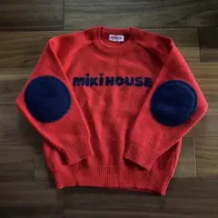 ミキハウス MIKIHOUSE セーター ロゴ カラフル レトロ【110】難なし