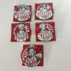 ONE PIECE FILM RED オリジナル缶バッジ　コンプリート　5種