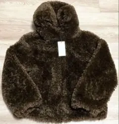 ZARA フェイクファー フーデッドジャケット L〜XLのサムネイル