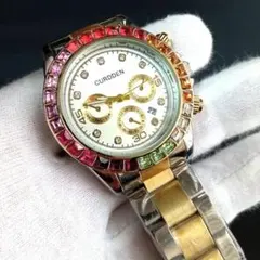 レインボー デイトナモデル Daytona オマージュ時計