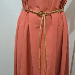 牛革 編み込みデザイン ベルト✨ベージュ