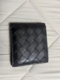 【正規品】ボッテガ・ヴェネタ 二つ折り財布 ブラウン 本革 メンズ コンパクト