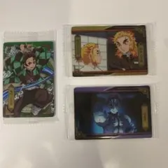 鬼滅の刃 無限列車編　ウエハース カード3枚