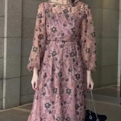 Kastane embroidery organdy dress - メルカリ