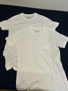 【未使用品】MUJI クルーネック半袖Tシャツ Lサイズ　白色　2枚組