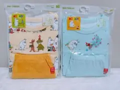 【新品】ユニクロ　ドライパジャマ　半袖　絵本コレクション　ムーミン　２点セット